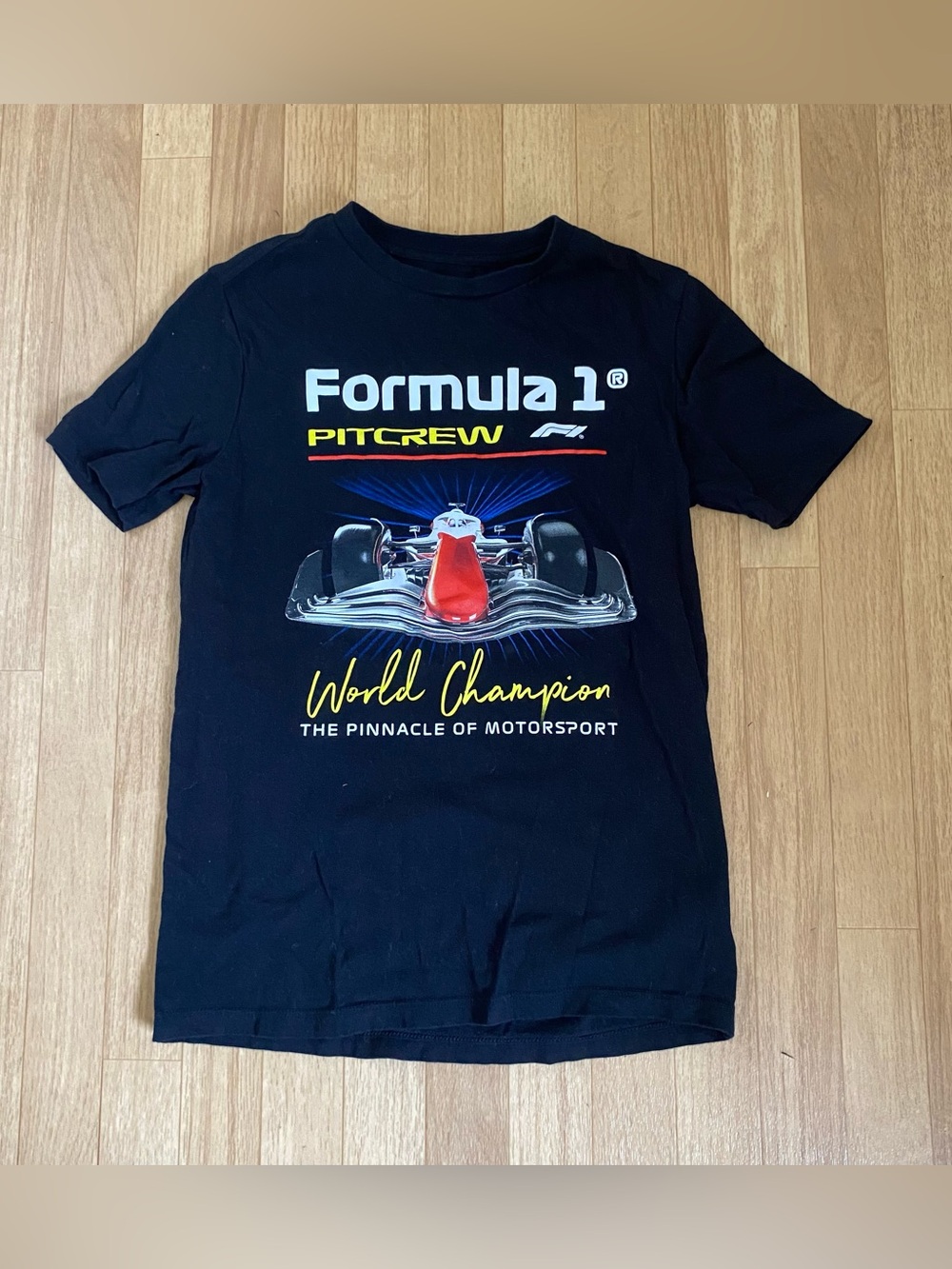 F-1 Boys Black T-Shirt Size XL